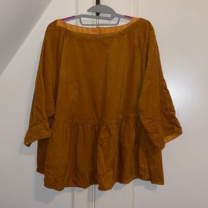 Plus size Corduroy Shirt